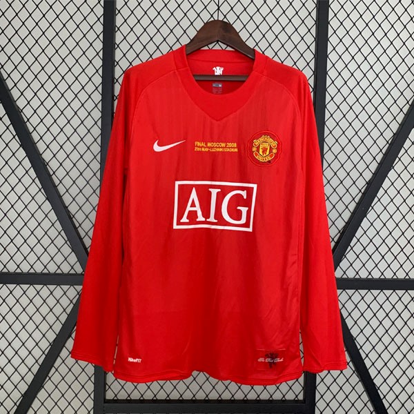 Tailandia Camiseta Manchester United 3ª ML Retro 2007 2008